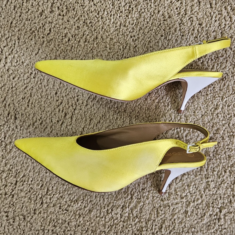 Tory Burch Elegant Pointed Slingback Pumps Size 9M - Picture 9 of 12